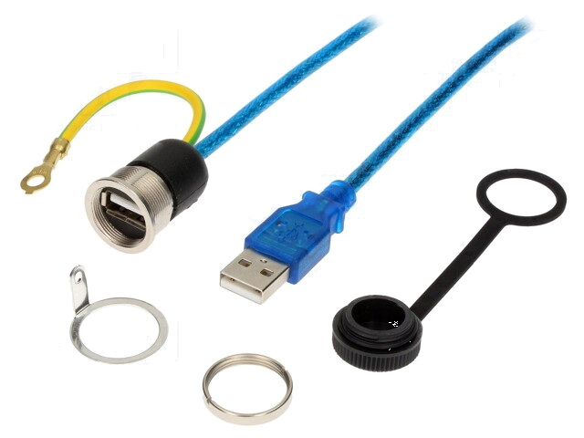 Kabel-adapter; USB-A aansluiting,USB-A-stekker; 1310; USB 2.0 Kabel-adapter; USB-A aansluiting,USB-A-stekker; 1310; USB 2.0